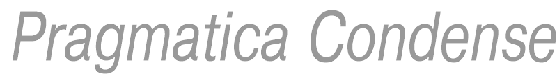 Pragmatica Condensed
